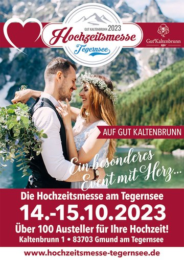 Hochzeitsmesse Tegernsee 2023 auf Gut Kaltenbrunn