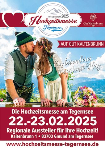 Hochzeitsmesse Tegernsee - Gut Kaltenbrunn 2024